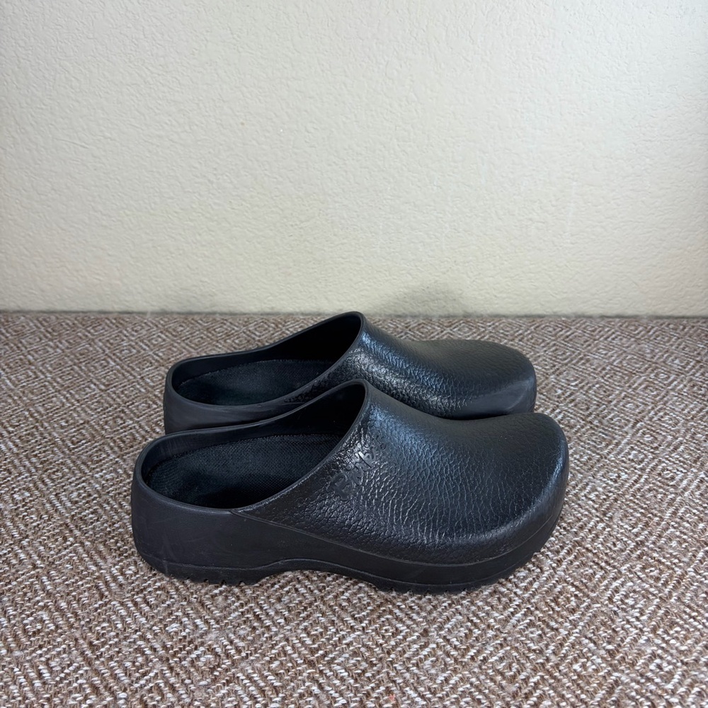 Birkenstock Super-Birki Womens Shoes Sz 37-6.5 Black Comfort Round Toe Casual